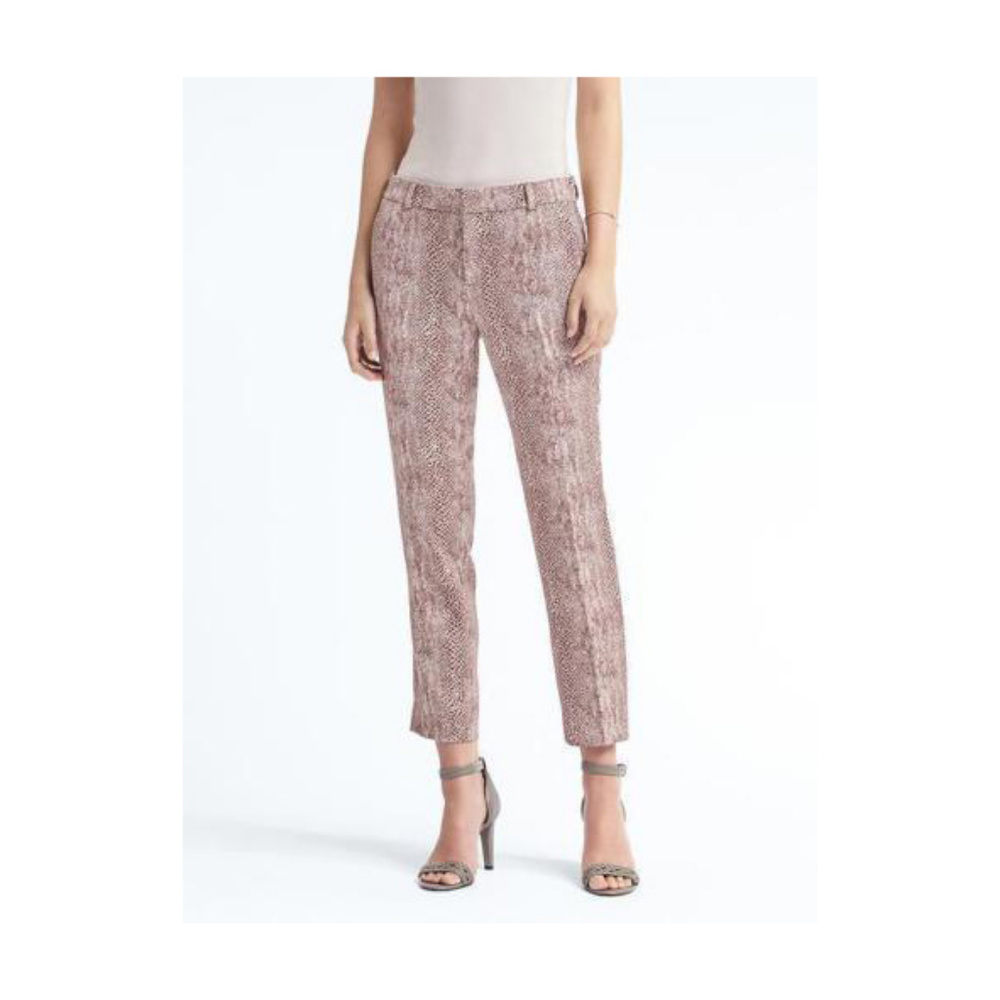 Banana Republic Avery Fit Snake Print Pant Trouser